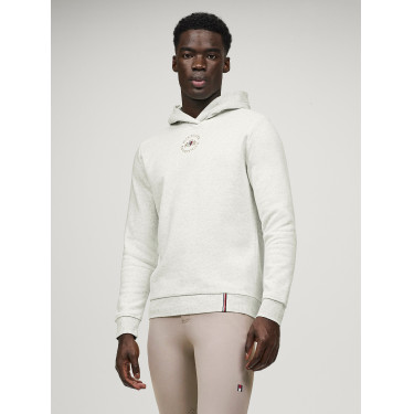 Felpa con cappuccio Tommy Hilfiger Equestrian Grove unisex Ecru Beige Felpa con cappuccio Tommy Hilfiger Equestrian Grove unisex Ecru Beige