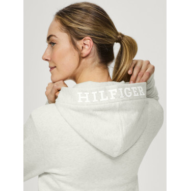 Felpa con cappuccio Tommy Hilfiger Equestrian Grove unisex Ecru Beige Felpa con cappuccio Tommy Hilfiger Equestrian Grove unisex Ecru Beige