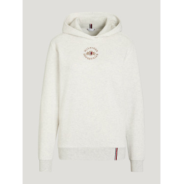 Felpa con cappuccio Tommy Hilfiger Equestrian Grove unisex Ecru Beige Felpa con cappuccio Tommy Hilfiger Equestrian Grove unisex Ecru Beige