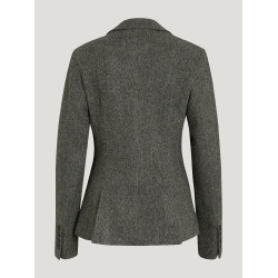 Blazer Tommy Hilfiger Equestrian Albany in tweed da donna Grigio mélange