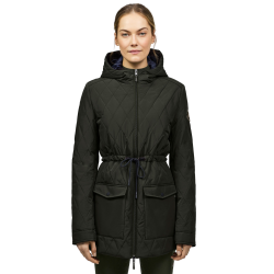 Giacca trapuntata Tommy Hilfiger Equestrian Forest donna Nero