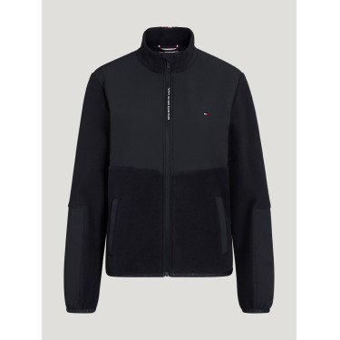Giacca in pile Tommy Hilfiger Equestrian Huntington da donna Cielo del deserto Blu Giacca in pile Tommy Hilfiger Equestrian Huntington da donna Cielo del deserto Blu