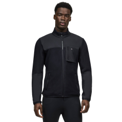 Giacca in pile Tommy Hilfiger Equestrian Woodstock da uomo Cielo del deserto Blu