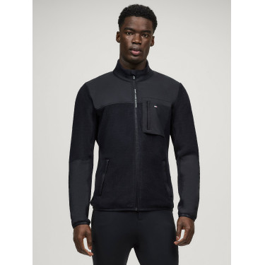 Giacca in pile Tommy Hilfiger Equestrian Woodstock da uomo Cielo del deserto Blu Giacca in pile Tommy Hilfiger Equestrian Woodstock da uomo Cielo del deserto Blu