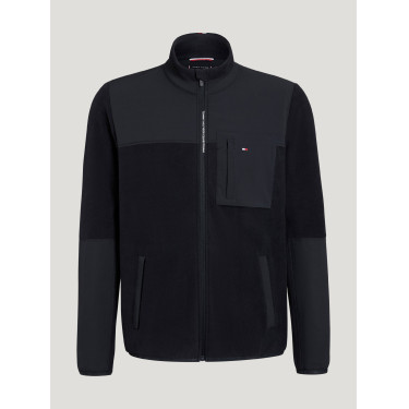 Giacca in pile Tommy Hilfiger Equestrian Woodstock da uomo Cielo del deserto Blu Giacca in pile Tommy Hilfiger Equestrian Woodstock da uomo Cielo del deserto Blu