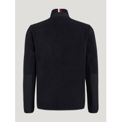 Giacca in pile Tommy Hilfiger Equestrian Woodstock da uomo Cielo del deserto Blu