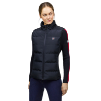 Gilet senza maniche trapuntato Tommy Hilfiger Equestrian Aurora donna Cielo del deserto Blu Gilet senza maniche trapuntato Tommy Hilfiger Equestrian Aurora donna Cielo del deserto Blu
