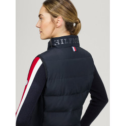 Gilet senza maniche trapuntato Tommy Hilfiger Equestrian Aurora donna Cielo del deserto Blu Gilet senza maniche trapuntato Tommy Hilfiger Equestrian Aurora donna Cielo del deserto Blu