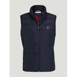 Gilet senza maniche trapuntato Tommy Hilfiger Equestrian Aurora donna Cielo del deserto Blu Gilet senza maniche trapuntato Tommy Hilfiger Equestrian Aurora donna Cielo del deserto Blu