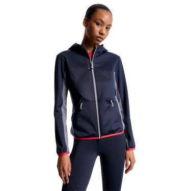Giacca softshell Tommy Hilfiger Equestrian London donna Cielo del deserto Blu Giacca softshell Tommy Hilfiger Equestrian London donna Cielo del deserto Blu
