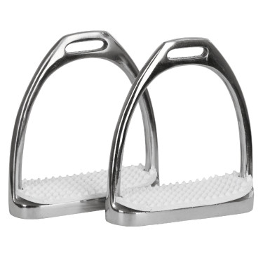 Staffili in acciaio inox per coppia con pedana Covalliero Staffili in acciaio inox per coppia con pedana Covalliero