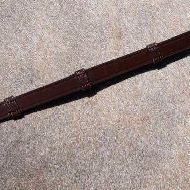 Redini da briglia Working by Dy'on tutto cuoio con 7 fermagli 5/8" Marrone