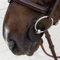 Anelli per imboccatura in silicone Grooming Deluxe by Kentucky Nero