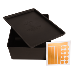 Scatola per alimenti con coperchio Grooming Deluxe by Kentucky Nero