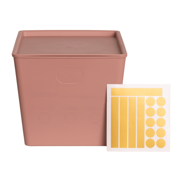 Scatola per alimenti con coperchio Grooming Deluxe by Kentucky Rosa antico