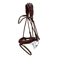 Briglia con capezzina larga in morbida pelle Dy’on Marrone Briglia con capezzina larga in morbida pelle Dy’on Marrone