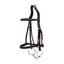 Briglia con capezzina intrecciata senza barbozza Dy'on Nero