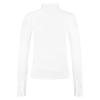 Camicia da concorso Kentucky Classic da donna con zip glitter a maniche lunghe Bianco Camicia da concorso Kentucky Classic da donna con zip glitter a maniche lunghe Bianco