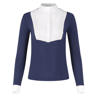 Camicia da concorso Kentucky donna Heritage Air maniche lunghe Marina Blu marino Camicia da concorso Kentucky donna Heritage Air maniche lunghe Marina Blu marino