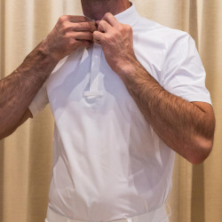 Camicia da concorso Kentucky da uomo Classic a maniche corte Bianco Camicia da concorso Kentucky da uomo Classic a maniche corte Bianco