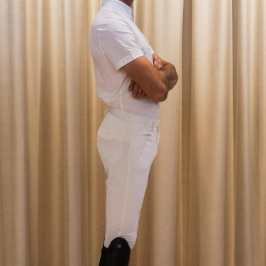 Camicia da concorso Kentucky da uomo Classic a maniche corte Bianco Camicia da concorso Kentucky da uomo Classic a maniche corte Bianco