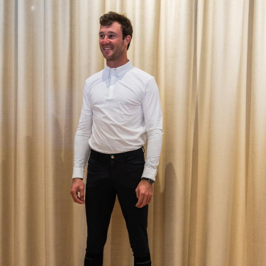 Camicia da concorso Kentucky uomo Classic maniche lunghe Bianco