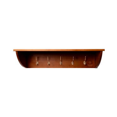 Mensola per casco con 5 ganci Grooming Deluxe by Kentucky Legno Beige Mensola per casco con 5 ganci Grooming Deluxe by Kentucky Legno Beige
