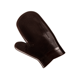 Guanto da grooming in gomma Grooming Deluxe by Kentucky Marrone Guanto da grooming in gomma Grooming Deluxe by Kentucky Marrone
