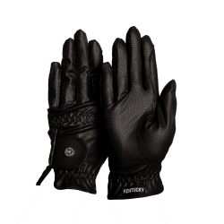 Guanti da equitazione Kentucky con Grip Nero