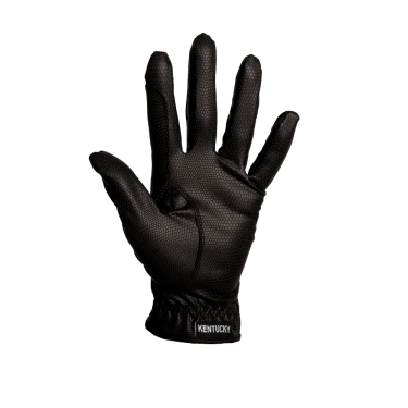 Guanti da equitazione Kentucky con Grip Nero