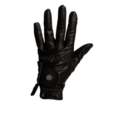 Guanti da equitazione Kentucky con Grip Nero