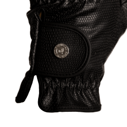 Guanti da equitazione Kentucky con Grip Nero