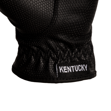 Guanti da equitazione Kentucky con Grip Nero