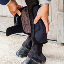 Stinchiere da cross Kentucky 3D Air Flow Skin-Friendly anteriori Nero