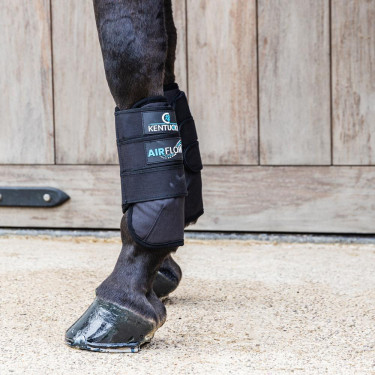 Stinchiere da cross Kentucky 3D Air Flow Skin-Friendly anteriori Nero