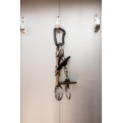 Moschettone in alluminio Safety Grooming Deluxe di Kentucky Nero