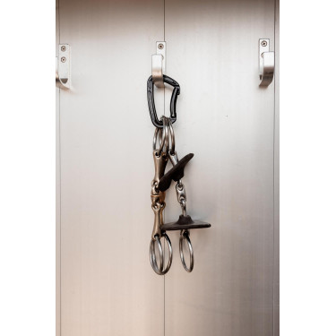 Moschettone in alluminio Safety Grooming Deluxe di Kentucky Nero Moschettone in alluminio Safety Grooming Deluxe di Kentucky Nero