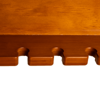 Supporto porta-fruste dritto Grooming Deluxe by Kentucky Legno Beige