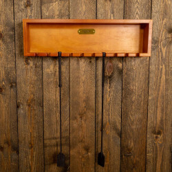 Supporto porta-fruste dritto Grooming Deluxe by Kentucky Legno Beige