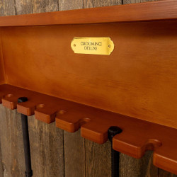 Supporto porta-fruste dritto Grooming Deluxe by Kentucky Legno Beige