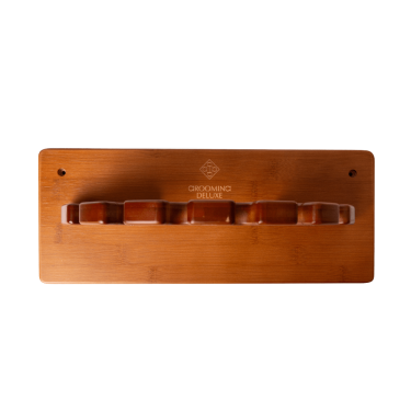 Porta-fruste rotondo Grooming Deluxe by Kentucky Legno Beige