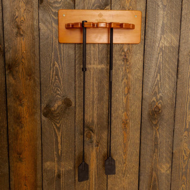 Porta-fruste rotondo Grooming Deluxe by Kentucky Legno Beige