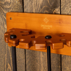 Porta-fruste rotondo Grooming Deluxe by Kentucky Legno Beige