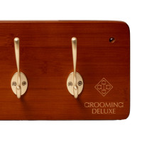 Porta cinghie e giacche 10 ganci Grooming Deluxe by Kentucky Legno Beige Porta cinghie e giacche 10 ganci Grooming Deluxe by Kentucky Legno Beige