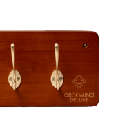 Porta cinghie e giacche 10 ganci Grooming Deluxe by Kentucky Legno Beige Porta cinghie e giacche 10 ganci Grooming Deluxe by Kentucky Legno Beige