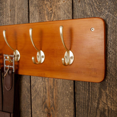 Porta cinghie e giacche 10 ganci Grooming Deluxe by Kentucky Legno Beige Porta cinghie e giacche 10 ganci Grooming Deluxe by Kentucky Legno Beige