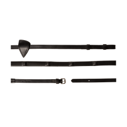 Redini in gomma Dy'on 1/2 con 7 fermagli integrati Nero Redini in gomma Dy'on 1/2 con 7 fermagli integrati Nero