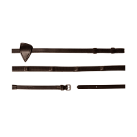 Redini in gomma Dy'on 1/2 con 7 fermagli integrati Marrone