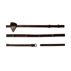 Redini in gomma Dy'on 1/2 con 7 fermagli integrati Marrone Redini in gomma Dy'on 1/2 con 7 fermagli integrati Marrone