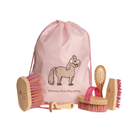 Set sac da striglia Sammy kids Grooming Deluxe di Kentucky Rosa antico Set sac da striglia Sammy kids Grooming Deluxe di Kentucky Rosa antico
